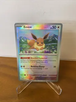 Pokemon TCG Evolutions Eevee Holo Prismatic Card 074/131 Master Ball - Image 1