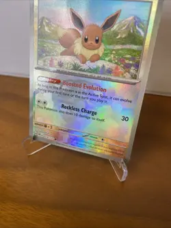 Pokemon TCG Evolutions Eevee Holo Prismatic Card 074/131 Master Ball - Image 2