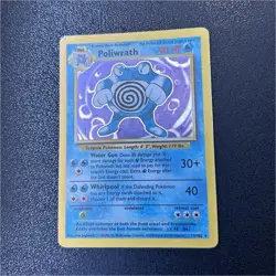 Pokemon Poliwrath 13/102 Base Set Holo Rare 90 HP 1999 Wizards of the Coast Card - Image 1