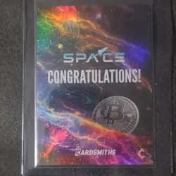 🔥 CARDSMITHS SPACE Redemption Card 2025 Unscratched Full Bitcoin possible!! 🔥 - Image 1