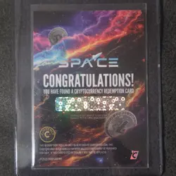 🔥 CARDSMITHS SPACE Redemption Card 2025 Unscratched Full Bitcoin possible!! 🔥 - Image 2