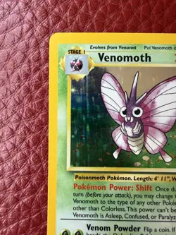 Venomoth 13/64 Holo Jungle Set 1999 WOTC Pokemon Card LP/MP Vintage 🔥 AUCTION - Image 3