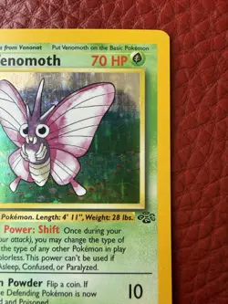 Venomoth 13/64 Holo Jungle Set 1999 WOTC Pokemon Card LP/MP Vintage 🔥 AUCTION - Image 4