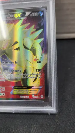 2015 TYRANITAR EX FULL ART XY ANCIENT ORIGINS POKEMON CARD TCG PSA 9 MINT #91/98 - Image 3