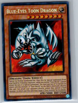 Blue-Eyes Toon Dragon SRL-EN000 (25th Anniversary Edition) - Yu Gi Oh Card - NM - Image 1