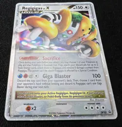 Regigigas LV.X DP30 Pokemon Card TCG Diamond & Pearl Black Star Promo Holo - MP - Image 2