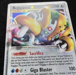 Regigigas LV.X DP30 Pokemon Card TCG Diamond & Pearl Black Star Promo Holo - MP - Image 3
