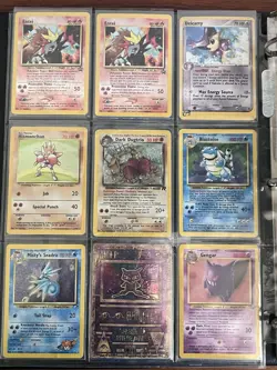 Vintage Pokemon Card Collection - Binder Lot 250+ cards including holos + extras - Image 2