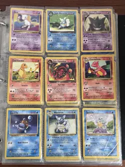 Vintage Pokemon Card Collection - Binder Lot 250+ cards including holos + extras - Image 3