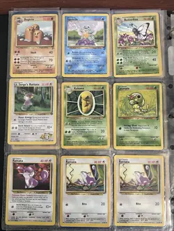Vintage Pokemon Card Collection - Binder Lot 250+ cards including holos + extras - Image 4