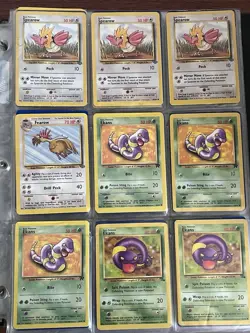 Vintage Pokemon Card Collection - Binder Lot 250+ cards including holos + extras - Image 5
