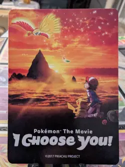 Pokemon the Movie I Choose You Promo Sealed Pack - Ash's Pikachu Promo Cards TCG - Image 1