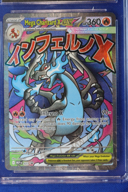 2025 Pokemon MEGA CHARIZARD X ex Card #023 Black Star Promos CGC 9 MINT Graded - Image 2