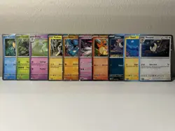 Cosmos Holo 10 Card Lot Pokemon TCG No Duplicates Charmander Riolu - Image 1