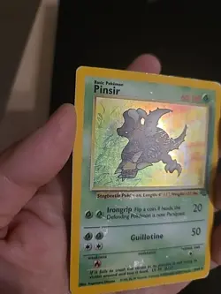 Pinsir 9/64 - Pokemon Jungle Unlimited Holo Rare Card 1999 WOTC Vintage MP - Image 3