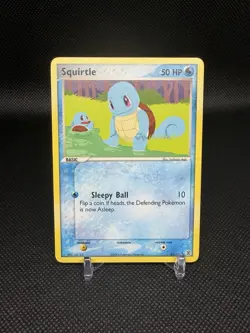 Pokemon Squirtle EX FireRed & LeafGreen 82/112 50 HP 10 Attack Nintendo Card - Image 1
