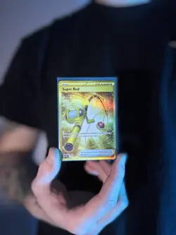 Super Rod 276/193 Paldea Evolved Gold Hyper Rare Pokemon Card NM/M - Image 1