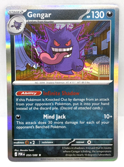 Gengar 050/088 - Pokemon TCG Mega Evolution Perfect Order Holo Rare Pokemon Card - Image 1