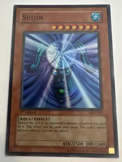 Yu-Gi-Oh Metal Raiders 1st Edition Suijin MRD-027 Near Mint - Image 1