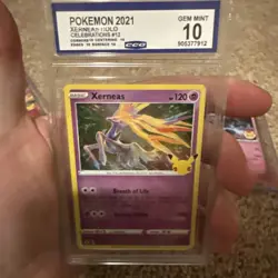 3 Card Pokemon Lot - Graded Cards Include Xerneas And Ceruledge - Image 3