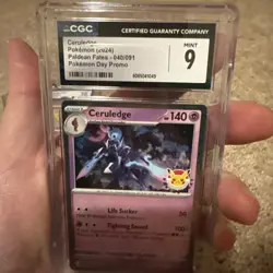 3 Card Pokemon Lot - Graded Cards Include Xerneas And Ceruledge - Image 4