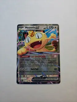 Pokemon Meowth EX card 62/88 : Double Rare - Perfect Order Near Mint or better - Image 1