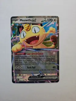 Pokemon Meowth EX card 62/88 : Double Rare - Perfect Order Near Mint or better - Image 2