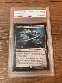 Sephiroth, Fabled SOLDIER - FINAL FANTASY (FIN) Magic the Gathering PSA 9 - Image 1