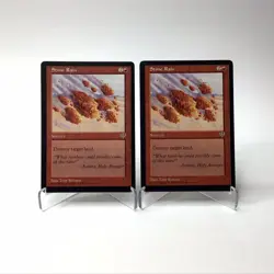 (2) MTG Stone Rain Mirage 1996 Magic: The Gathering LP - Image 1