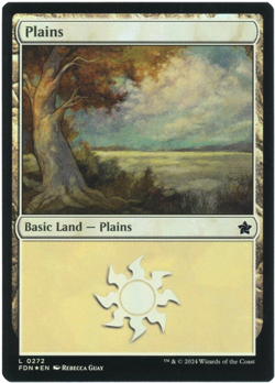 Plains (Foil) 0272 - Foundations - Magic the Gathering (MTG) - Image 1