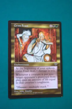Grim Feast - MTG - Mirage - Never Played - Magic The Gathering - Image 1