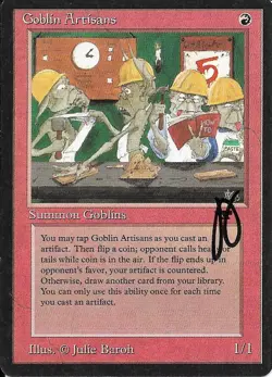 COMPLETE Set of MTG M:tG ANTIQUITIES Julie Baroh - SIGNED ARTIST PROOF! - Image 1