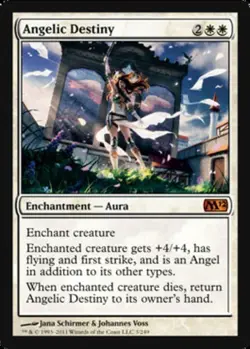 1x Angelic Destiny Moderate Play MTG Magic - Kid Icarus - - Image 1