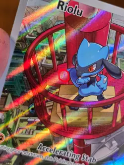 Pokemon TCG Mega Evolutions Riolu Black Star Promo Card - Image 2
