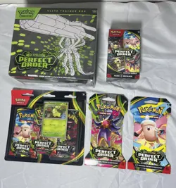 Pokemon TCG Lot of 5 Items as Pictured - Mega Evolutions Perfect Order Brand New - Image 2
