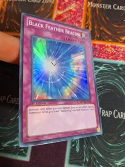 Yu-Gi-Oh! TCG Black Feather Beacon - Crow DP11-EN029 Super Rare 1st Edition NM - Image 2