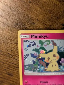 2019 Pokemon 💮 Sun & Moon Team Up Mimikyu Black Star Promo #SM163 🪦 LP - NM ✨ - Image 3