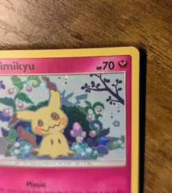 2019 Pokemon 💮 Sun & Moon Team Up Mimikyu Black Star Promo #SM163 🪦 LP - NM ✨ - Image 4