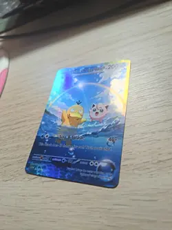 psyduck X jiggly dual team duo monster card holo full art - Image 1