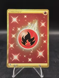 Pokemon TCG Fire Energy (Secret) 284/264 Swsh08: Fusion Strike Hyper Rare NM - Image 1