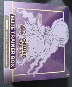 Pokemon Elite Trainer Box Sword & Shield Chilling Reign Calyrex English TCG - Image 1