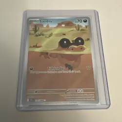 NM-Mint Sandile - 135/086 - Illustration Rare Pokemon Black Bolt - Image 1