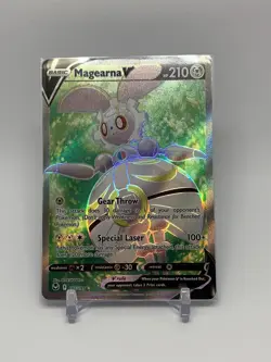 Pokemon TCG Magearna V (Full Art) Silver Tempest 182/195 Holo Ultra Rare - Image 1