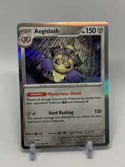 Holo Rare Aegislash 134/182 PAR: Paradox Rift - Pokemon TCG -NM/M - Image 4