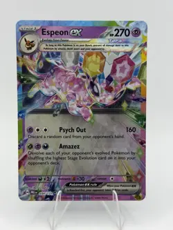 2025 POKEMON PRE EN-PRISMATIC EVOLUTIONS SURPRISE BOX EXCLUSIVE ESPEON EX - Image 1