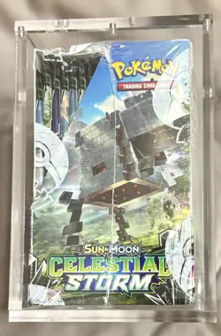Pokemon CELESTIAL STORM Booster Box 36 packs - SEALED ACRYLIC CASE INCLUDED - Image 5