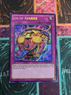 Yu-Gi-Oh! Jar of Avarice MP16-EN033 1st Edition Secret Rare NM - Image 1