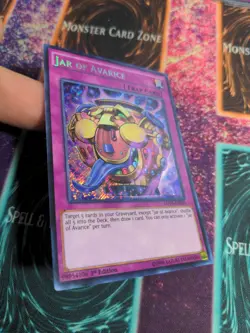 Yu-Gi-Oh! Jar of Avarice MP16-EN033 1st Edition Secret Rare NM - Image 2