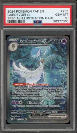 Pokemon Gardevoir ex Paldean Fates Special Illustration Rare #233 PSA 10 - Image 1