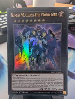 YuGiOh! Number 90: Galaxy-Eyes Photon Lord BLC1-EN018 Ultra Rare 1st Ed - Image 1